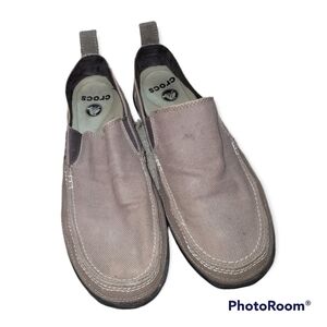 Crocs Walu style canvas loafer men's 11